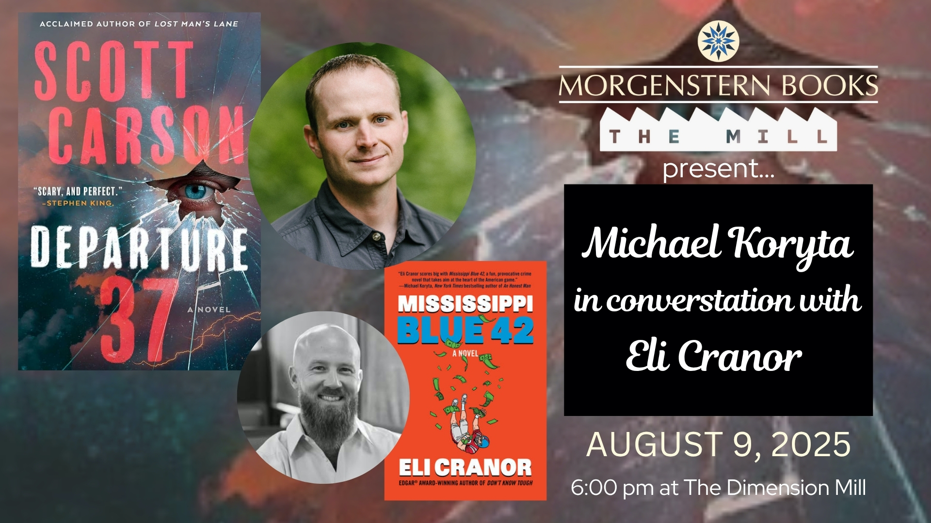 Poster for upcoming event at The Mill