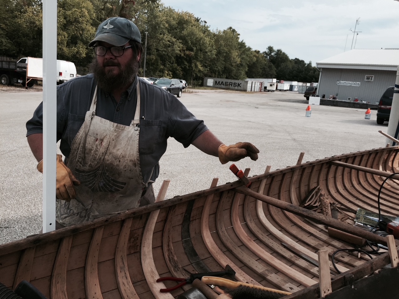 Roger Kugler discusses canoe restoration