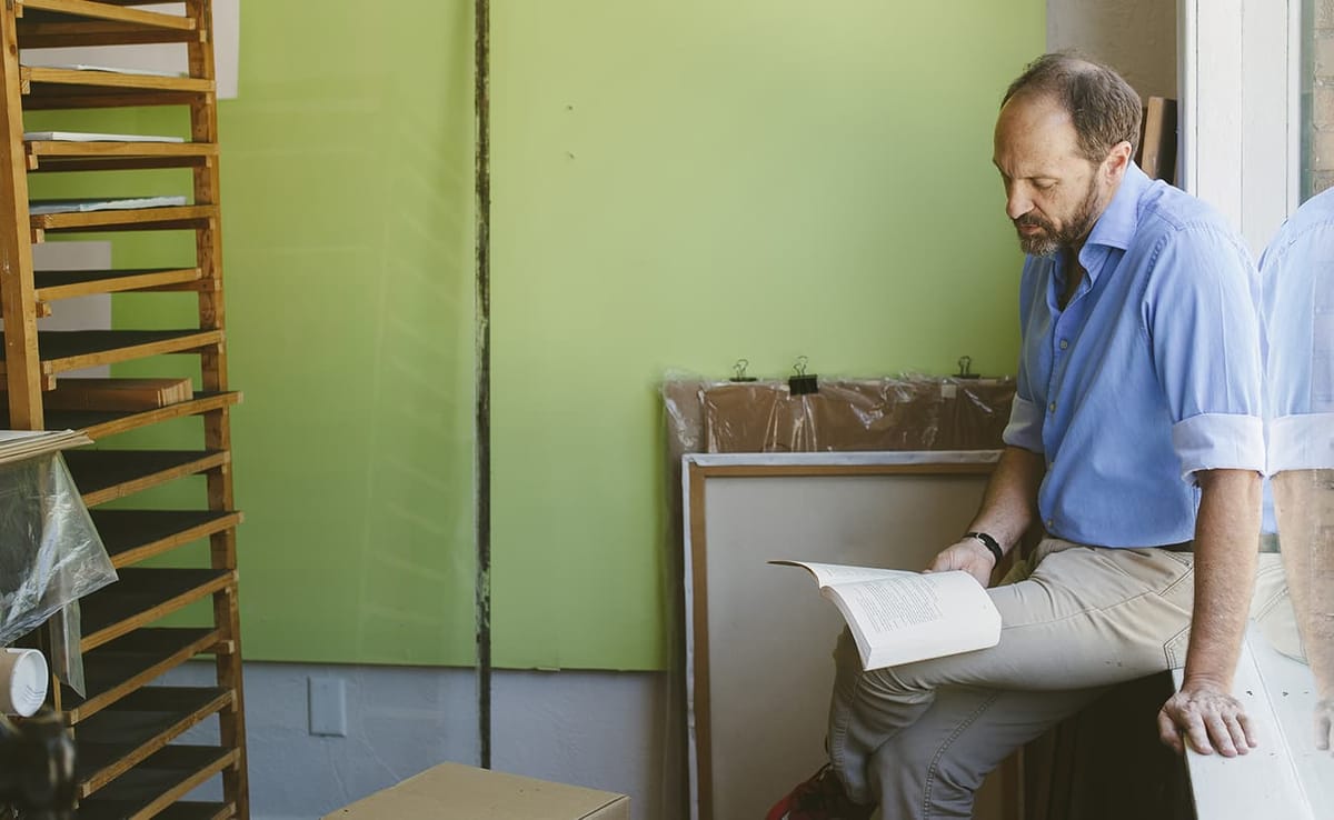 David Torneo is the co-founder of Ledge Mule Press, which produces intricate, bespoke, limited-run poetry books and is set to