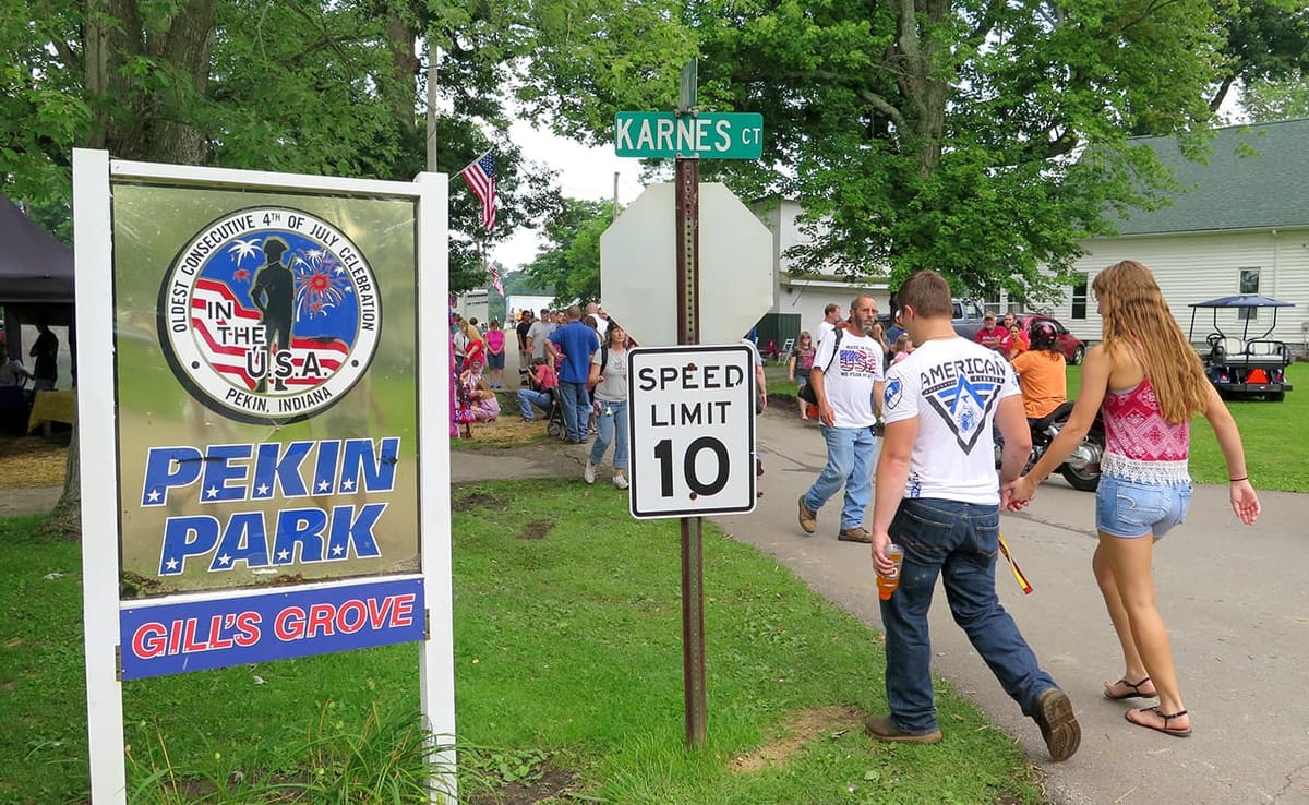 Every year since 1830, New Pekin, in southern Indiana, has celebrated the 4th of July, making it what the townspeople say is