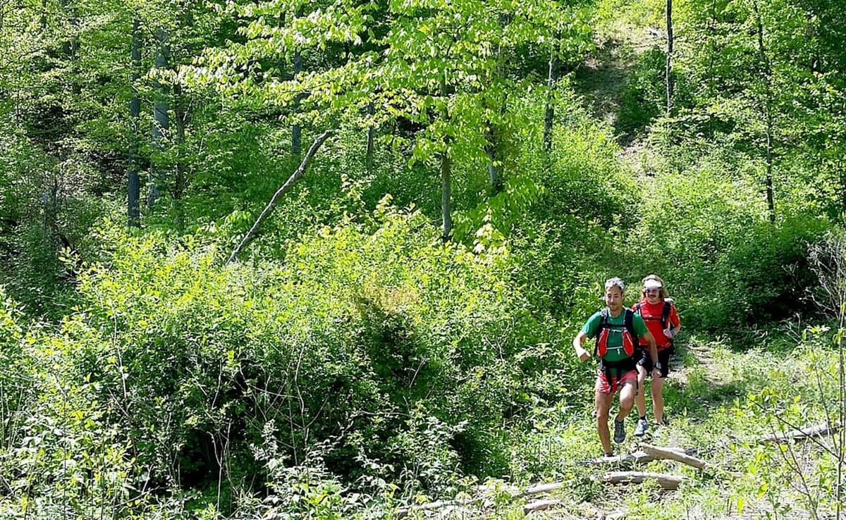 Fastpacking mixes "trail running for fitness and backpacking for pleasure," says adventure-travel writer Michael Waterford. |