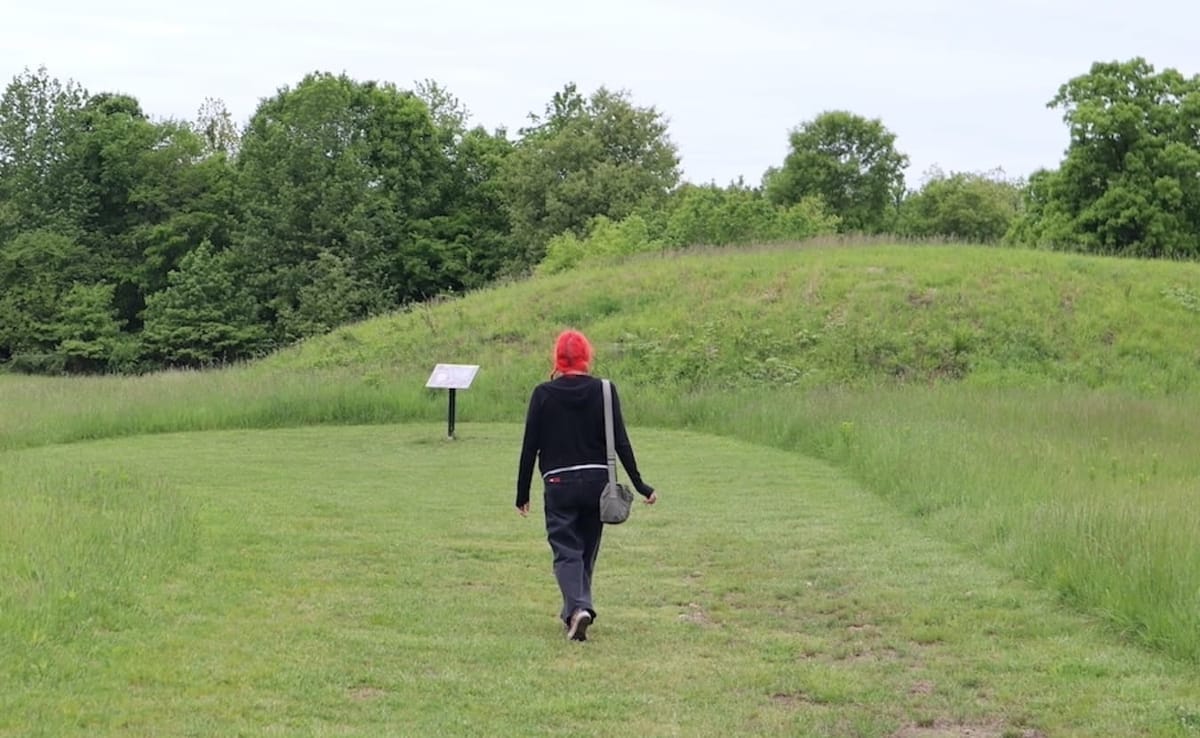 Angel Mounds Historic Site, along the Ohio River just east of Evansville, was a bustling town and trading hub for Native Amer