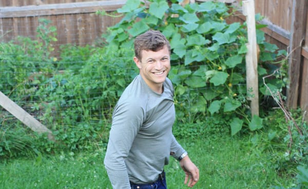 After years of gardening difficulties in Montana, Jonna Mary Yost and her husband, Benjamin Schwarz (pictured here), did not