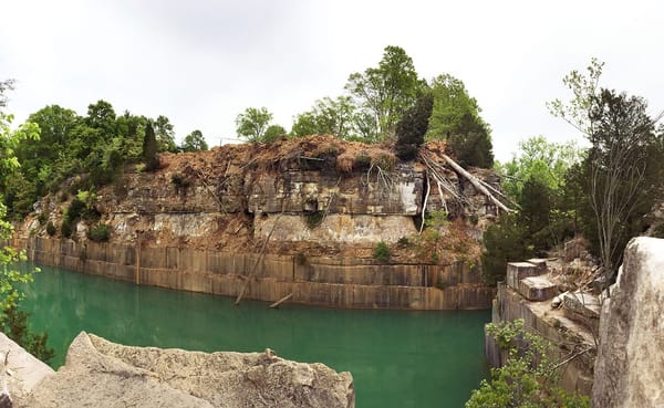 Indiana Limestone Company has taken extensive measures to make Rooftop Quarry safer by making it less accessible — this inclu