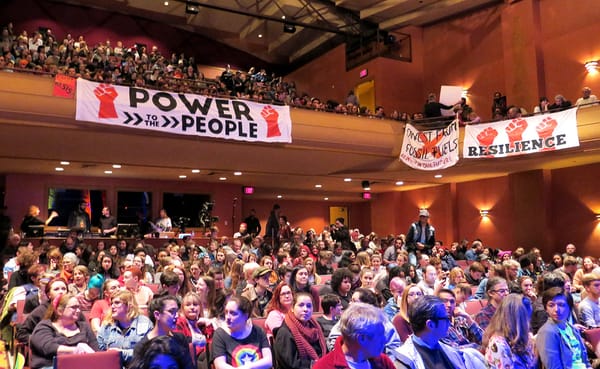 In response to the presidential inauguration, a group of folks in Bloomington channeled their energy into Inaugurate the Revo