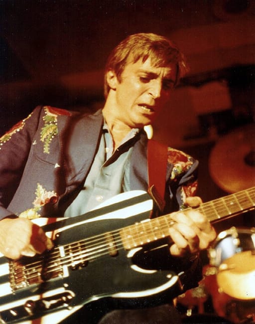 Mick Ronson in 1981 while on tour with Ian Hunter. | Photo courtesy mickeydb