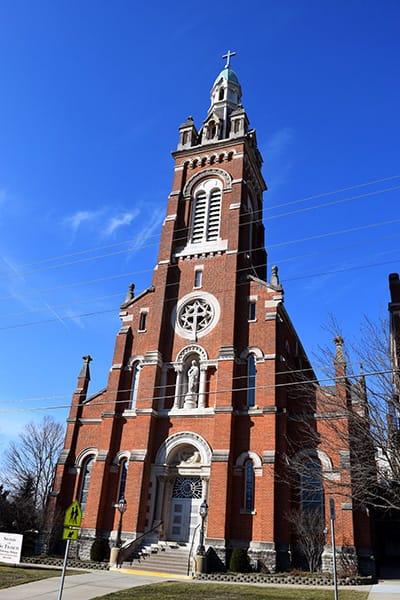 The Sisters of St. Francis convent is an anchor to the community. | Photo by Michael Waterford