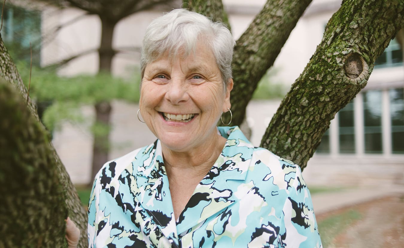 Sally Jones, director of the IU Student Advocates Office, works with students to try to resolve issues that could prevent them from graduating. She also oversaw Mercedes Jones' research that led to the Crimson Cupboard. | Photo by Natasha Komoda