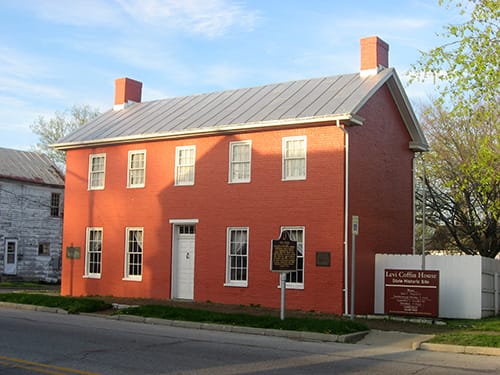 Levi Coffin House. | Photo courtesy of Nyttend