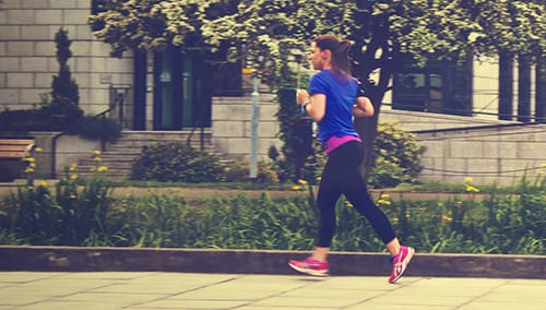 High-intensity interval training can be used with any number of fitness options. | Photo courtesy of <a href="https://www.pexels.com/photo/woman-jogger-jogging-sport-3114/" target="_blank">Pexels</a>