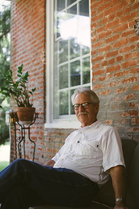 Duncan Campbell at his historic Bloomington home. | Photo by Natasha Komoda