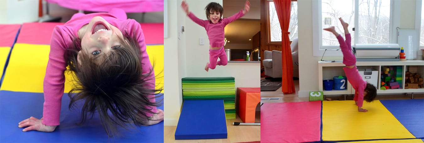 Juniper, who has been taking gymnastics since she was two, was recently inspired by Olympic gymnast Simone Biles. | Courtesy photos