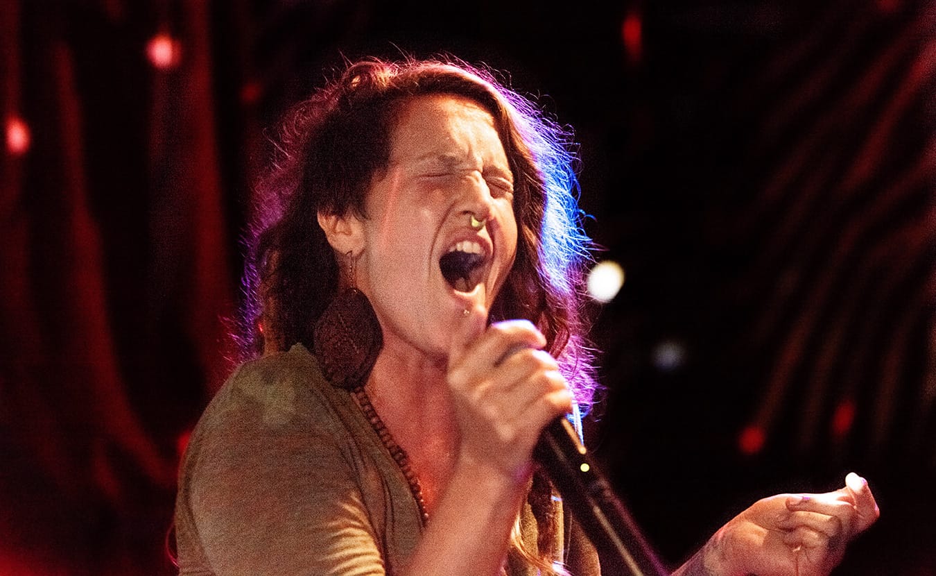 Bryn Crowsong performs during karaoke night at The Back Door. | Courtesy photo