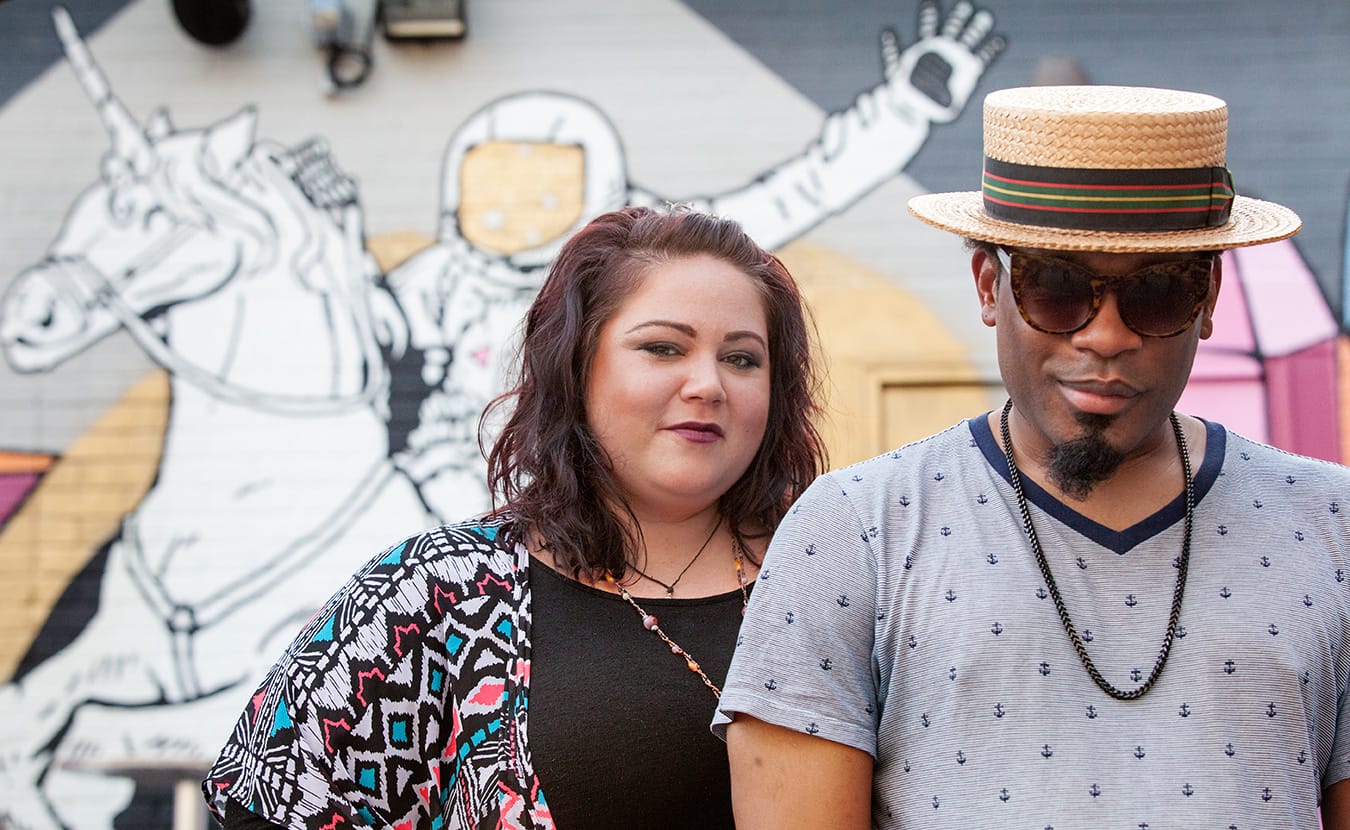 KJ Coley D, left, and Darran Mosley, owner of Misfit Toy Karaoke. | Courtesy photo
