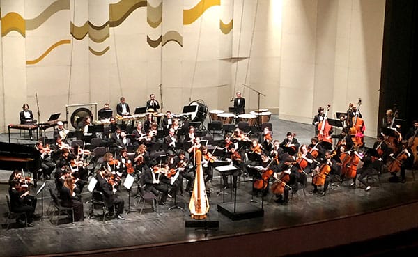 Susens performs in the cello section with fellow Jacobs students. | Limestone Post