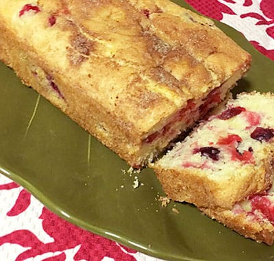 Ruthie's Cranberry Orange Bread. | Photo by Ruthie Cohen