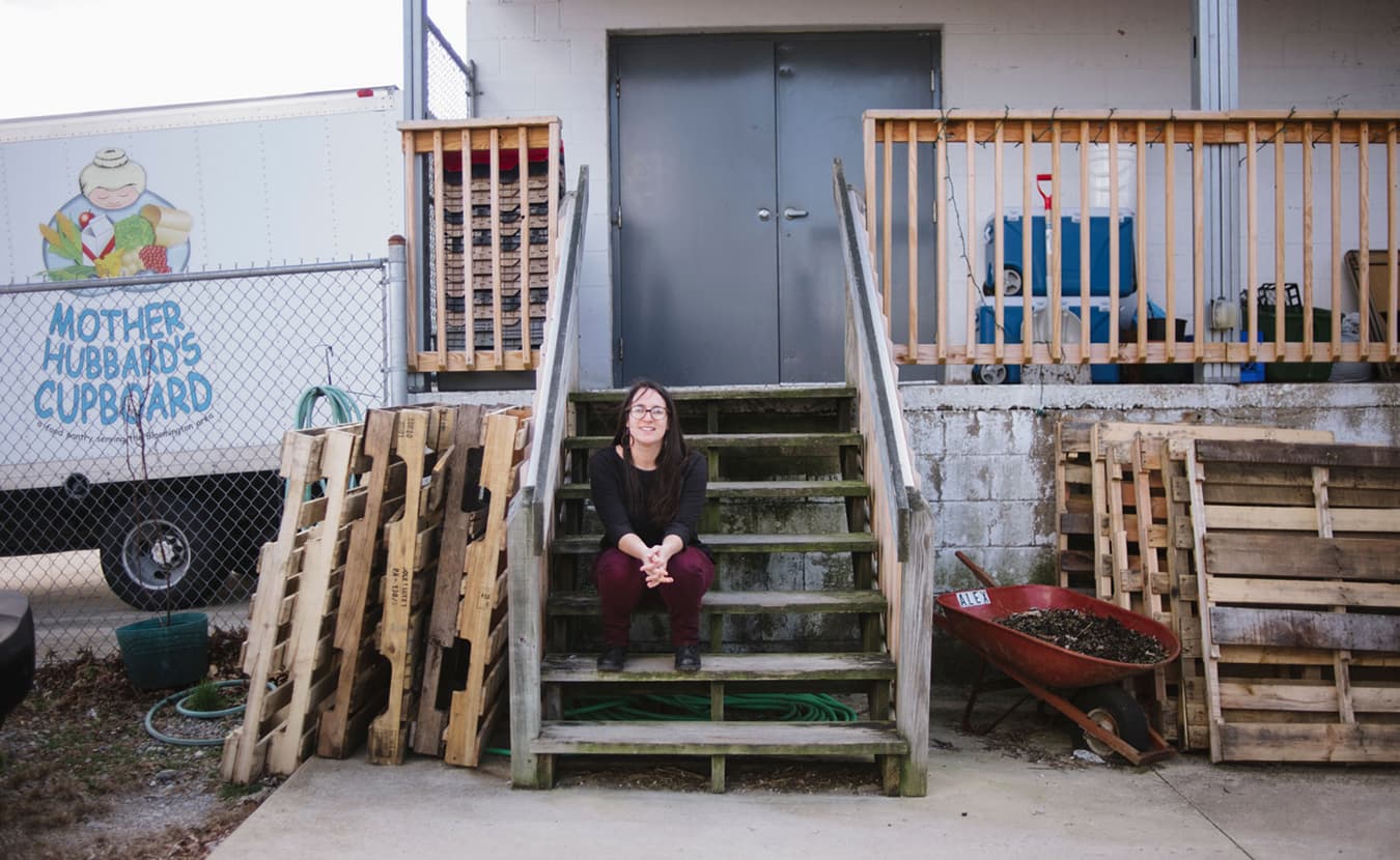 Stephanie Solomon, the director of education and outreach at Mother Hubbard’s Cupboard, from 