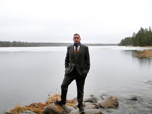 Waterford had to change his plans when he found Lake Itasca frozen over. | Courtesy photo