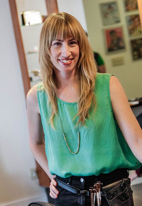 Cathleen Paquet, owner of Hairstream Studio. | Photo by Mark Anthony Kathurima