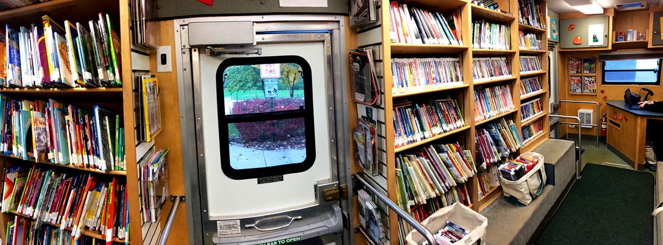 The MCPL Bookmobile brings reading material to Monroe County residents who wouldn't otherwise have access. | Photo by Michelle Gottschlich