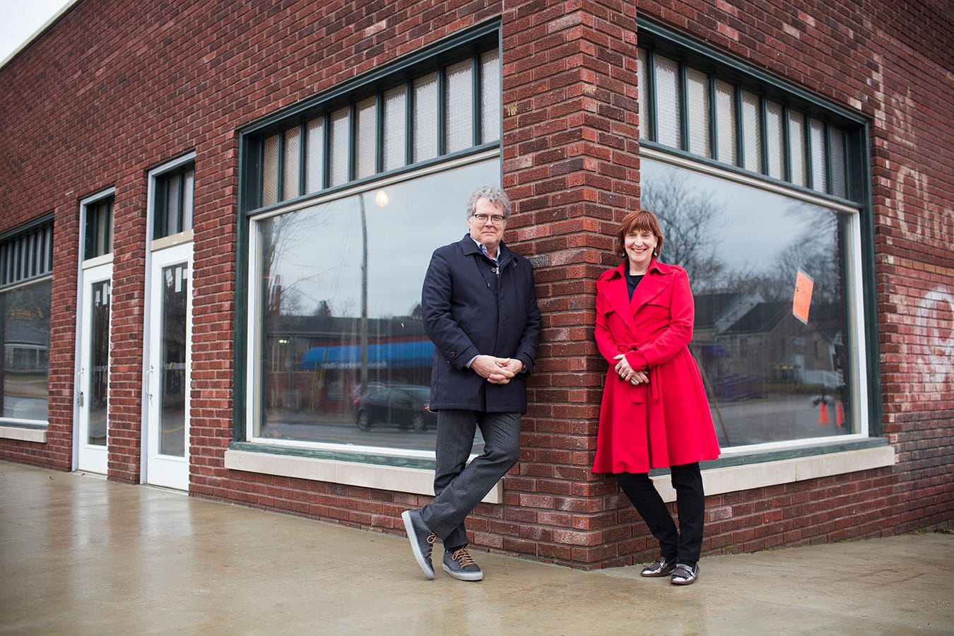 Local art lovers are anticipating the opening in April of FAR Center for the Contemporary Arts at Fourth and Rogers. Pictura owners David, left, and Martha Moore are doing more with FAR than moving their photography gallery into a historic building — they’re on a mission to “create a different experience” by bringing different kinds of art together. | Photo by Chaz Mottinger
