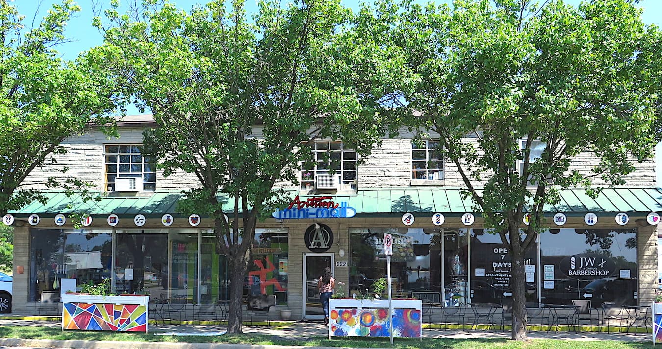 Artisan Alley’s location at 222 W. 2nd Street includes event and classroom space, a computer and co-work lab, Dimensions Gallery, and a market where artists can sell their work. | Limestone Post