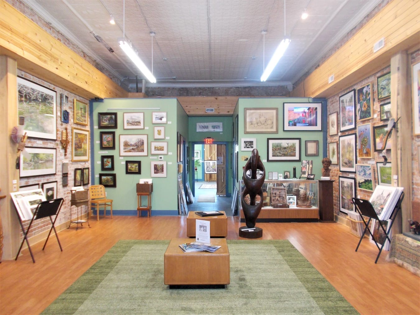 Juniper Art Gallery is just one of the reasons you could make a day of it in Spencer. | Photo by Diane Walker