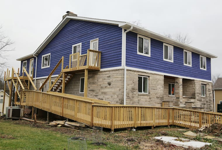 The pandemic allowed BCL residents to invest more time and energy in the organization. Zackary Dunivin, for example, was able to secure funding for the co-op’s fourth house, The Trellis, at 921 W. 9th St. | Photo by Laura Lasuertmer 