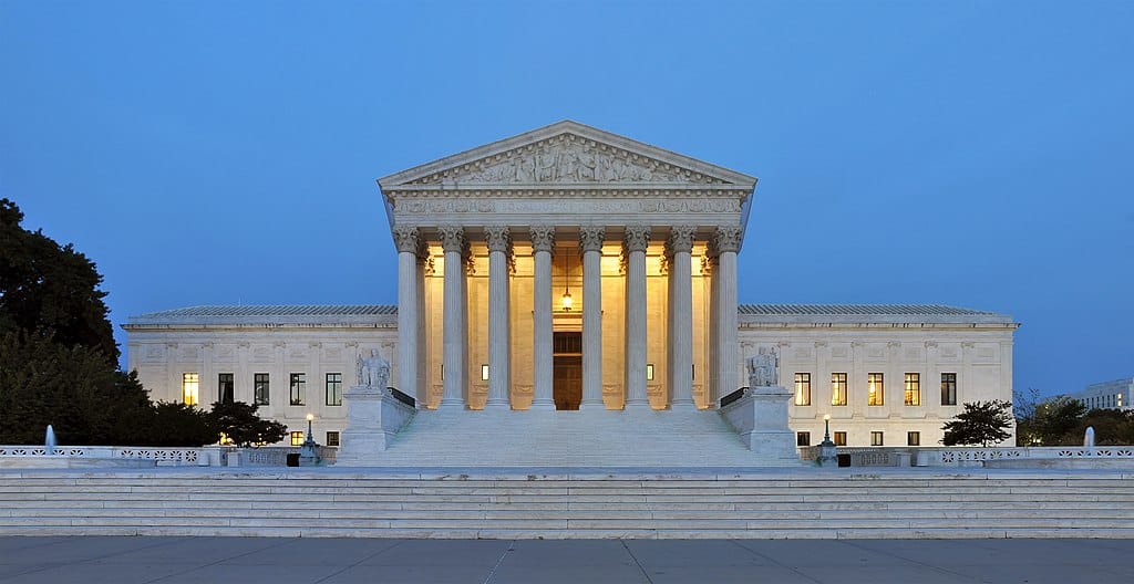 In the case “Moore v. Harper,” the Supreme Court will consider a fringe legal theory called<br /> “independent state legislature theory,” which relies on an extremely narrow interpretation of the term “state legislature” in the Elections Clause and the Presidential Electors Clause of the U.S. Constitution. | Photo by Joe Ravi, <a href="https://creativecommons.org/licenses/by-sa/3.0" target="_blank" rel="noopener"> CC BY-SA 3.0 </a>, via Wikimedia Commons