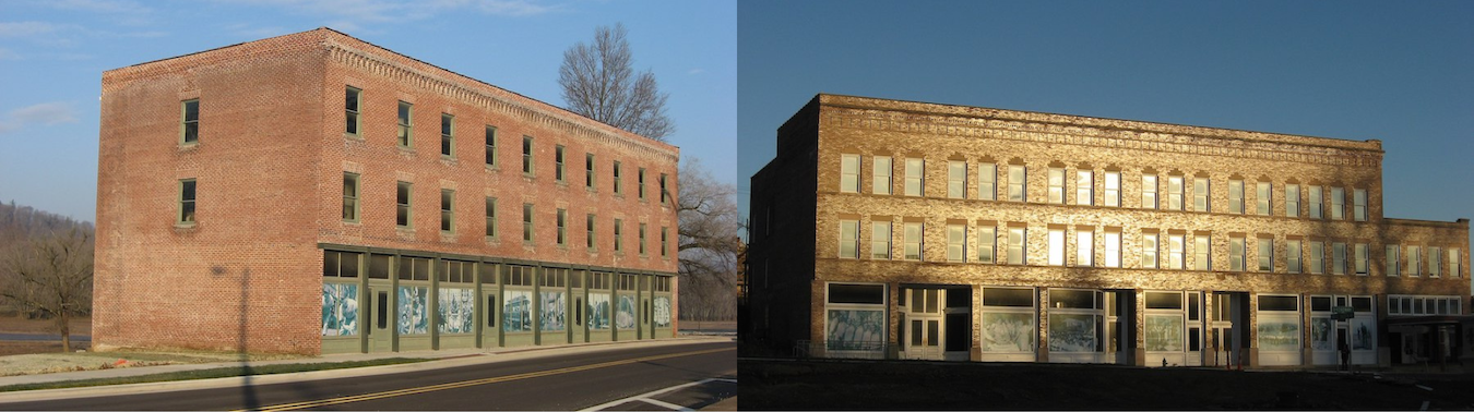 The Oxford Hotel (left) and Homestead Hotel, built in 1910 and 1913, were among the 30 hotels and 15 clubs in French Lick and West Baden Springs during the Roaring ’20s. Both buildings are now on State Road 56 and the National Register of Historic Places. | Photos by Laurie D. Borman