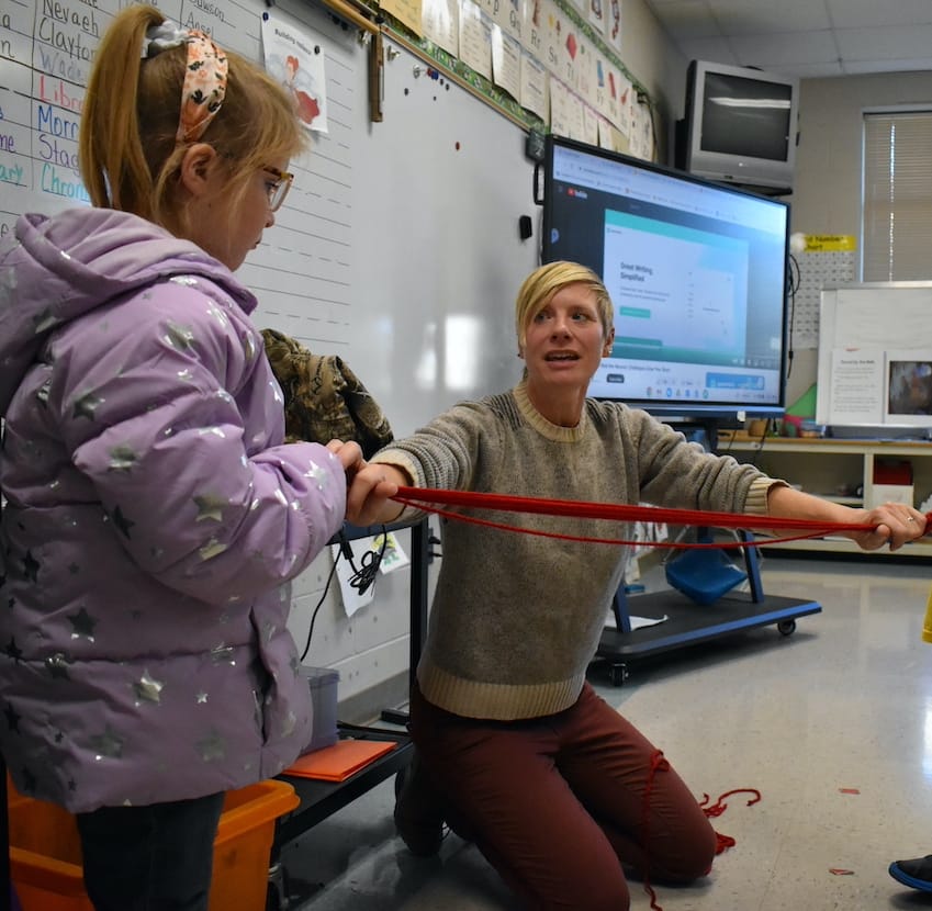 Kara Schmidt believes children can readily grasp sophisticated concepts pertaining to the brain if the concepts are presented in developmentally appropriate ways. | Photo by Jennifer Hall