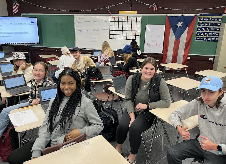 A class at Springs Valley Jr-Sr High School. | Photo by Alayna Denbo
