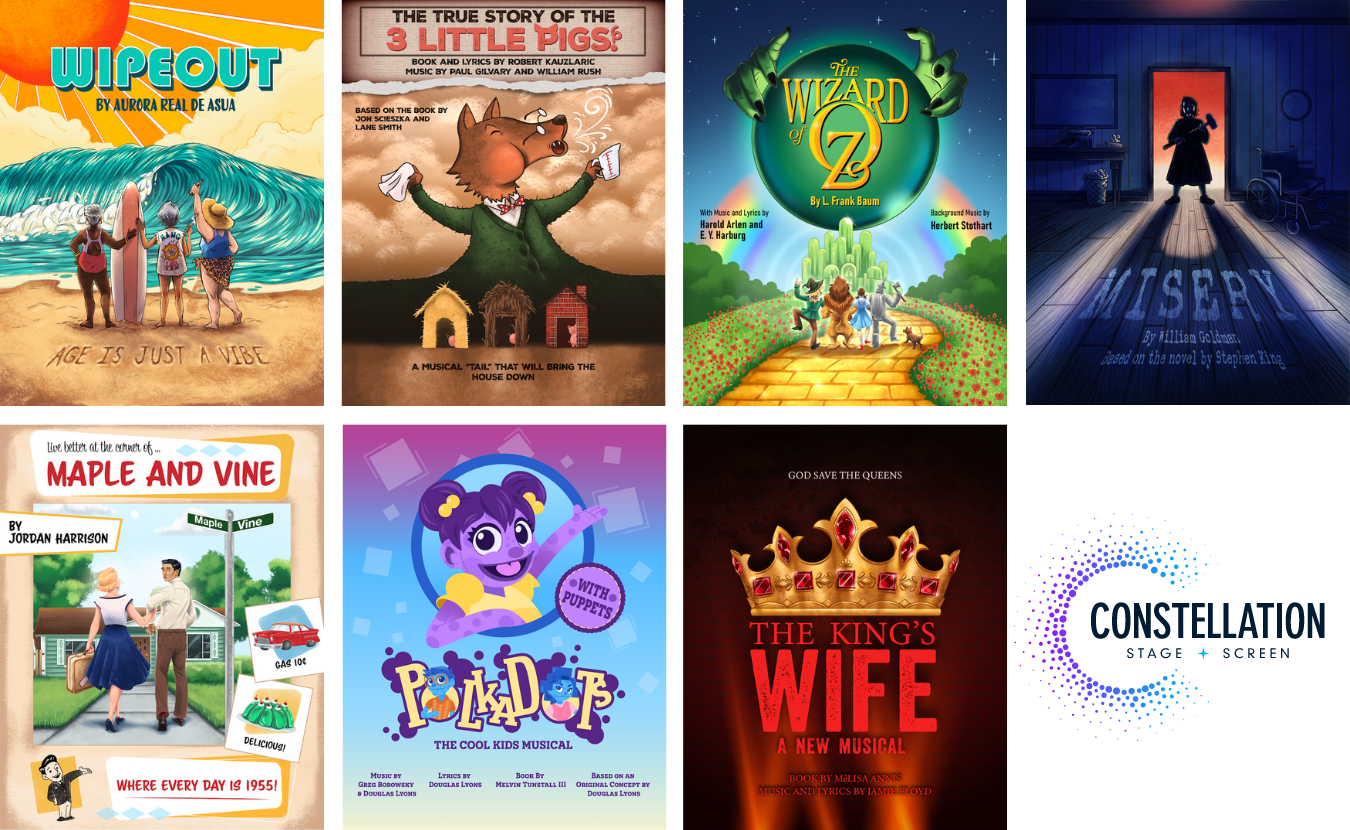 Constellation Stage & Screen has announce its 2024–2025 theatrical season, calling it a “thrilling mix of world premieres, beloved classics, inspiring contemporary work, and fun-filled shows for young audiences.” The lineup is “Wipeout” (September 5–29), “The Wizard of Oz” (December 12–29), “Misery” (January 30–February 16), “Maple & Vine” (March 27–April 13), “The King’s Wife: A New Musical” (June 4–29). And Constellation for Kids includes “The True Story of the 3 Little Pigs!” (October 25–November 10) and “Polkadots: The Cool Kids Musical” (April 25–May 11).