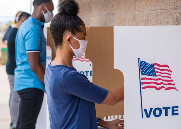 Indiana primary voters must declare either a Republican or Democratic party affiliation.